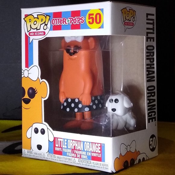 Little Orphan Orange Otter Pops Ad Icons Funko Pop  50 NIB - Picture 1 of 4